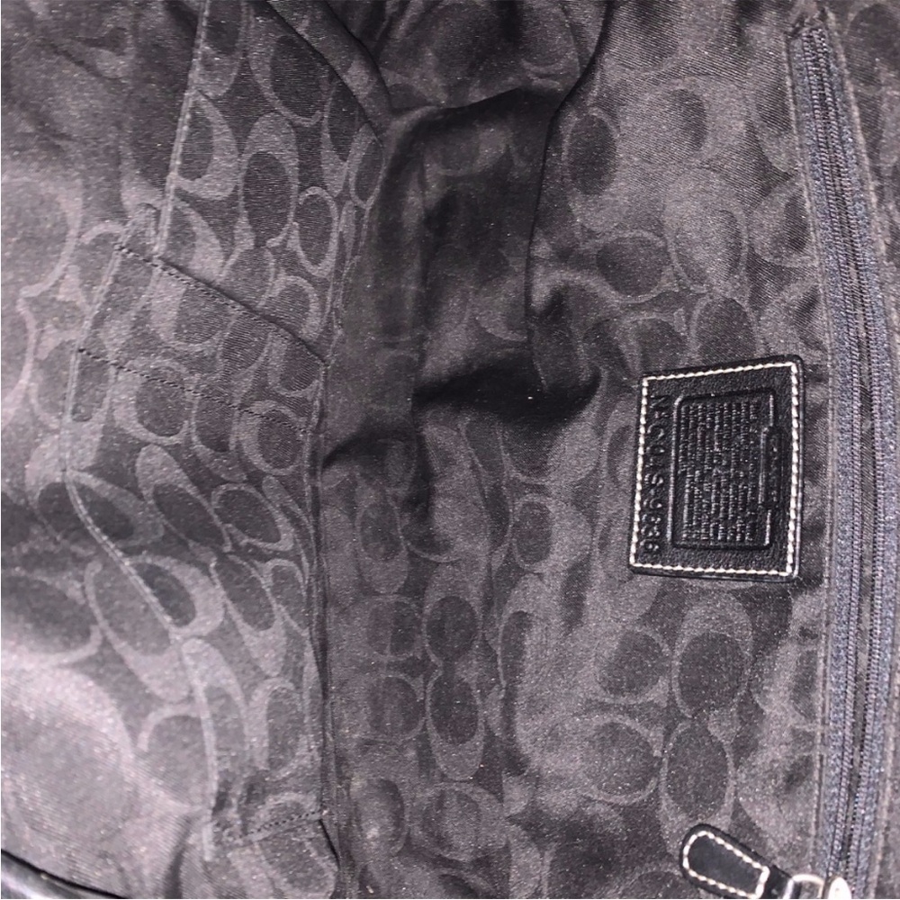 Coach Soho Hampton satchel black leather shoulder bag - Picture 7 of 8